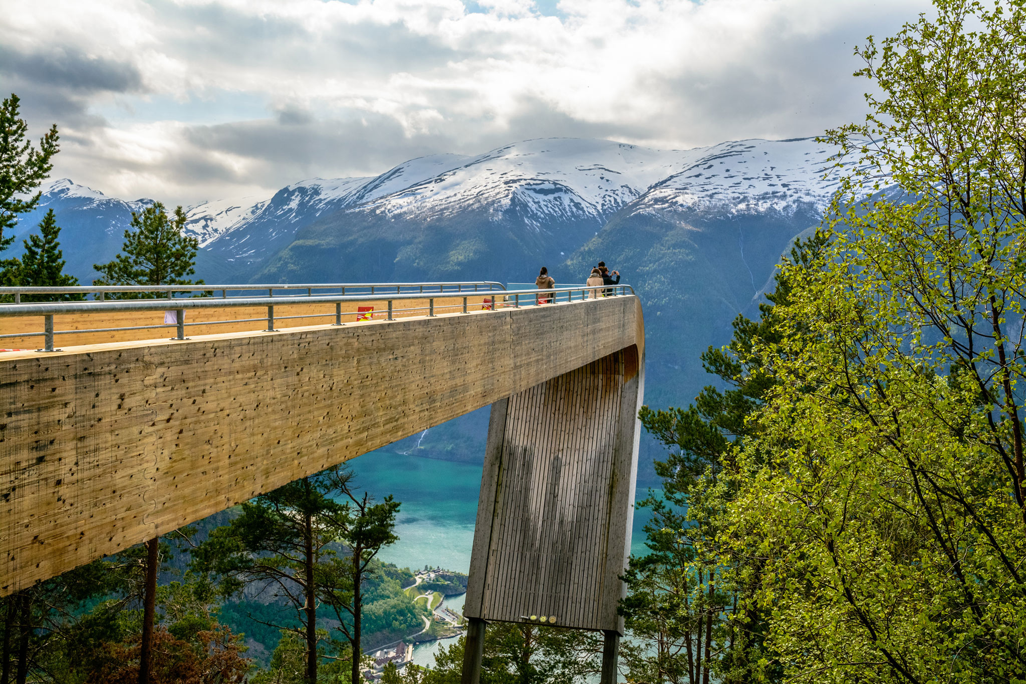 Stegastein, Aurlandsvangen